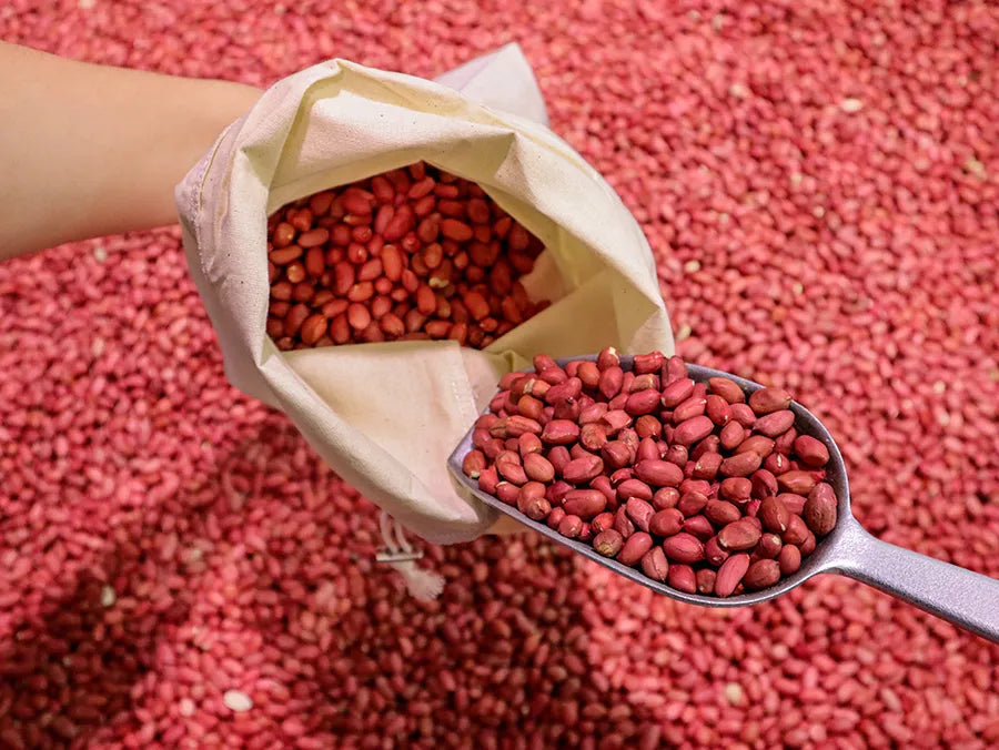 Set of 4 Organic Cotton Muslin Produce Bags